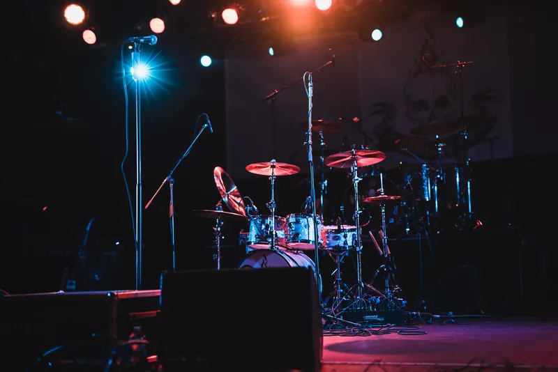 Band im Scheinwerferlicht